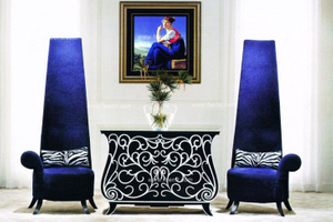 Latest High Class Star Hotel Mirrored Console Table