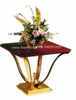 European Sculptural Luxury Glass Flower Tables for Hotel