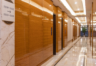 Splendid fireproof interior building wall for hotel customize hanging wall panel