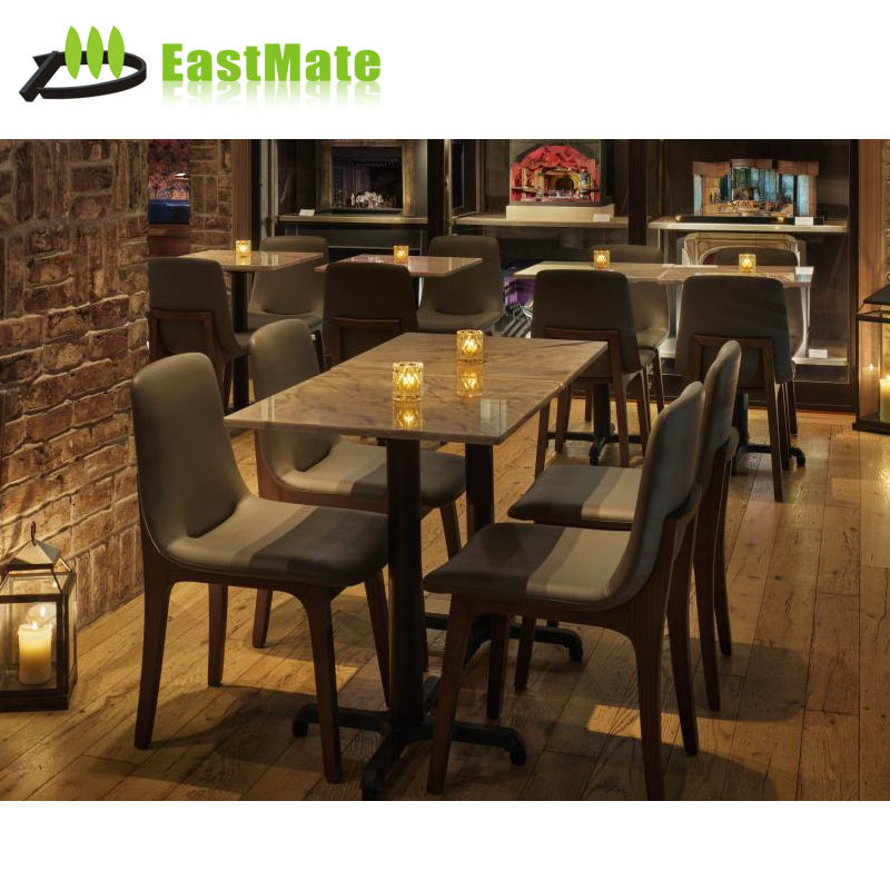 Elegant wooden hotel restaurant furniture tables and chairs for restaurants