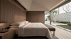 Solid ash wood bedroom furniture set for 5 star hotel furniture 
