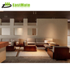 Large Leather Hotel Living Room Sofa Modern Light Luxury Hotel Furniture Set 